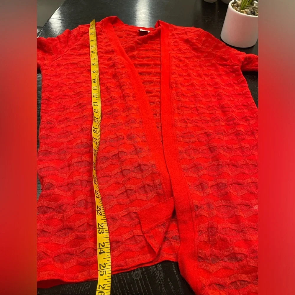 Missoni wave knit open front knit cardigan 42